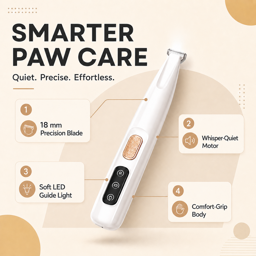 The PawLumora™ Pet Hair Trimmer